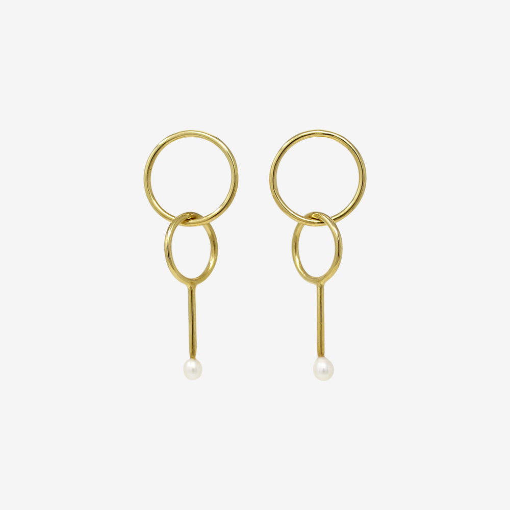 Aretes Arcadia Oro Vermeil