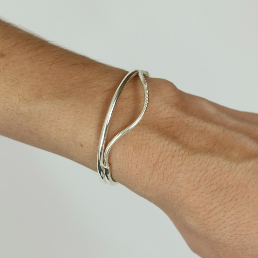Brazalete Lion Plata