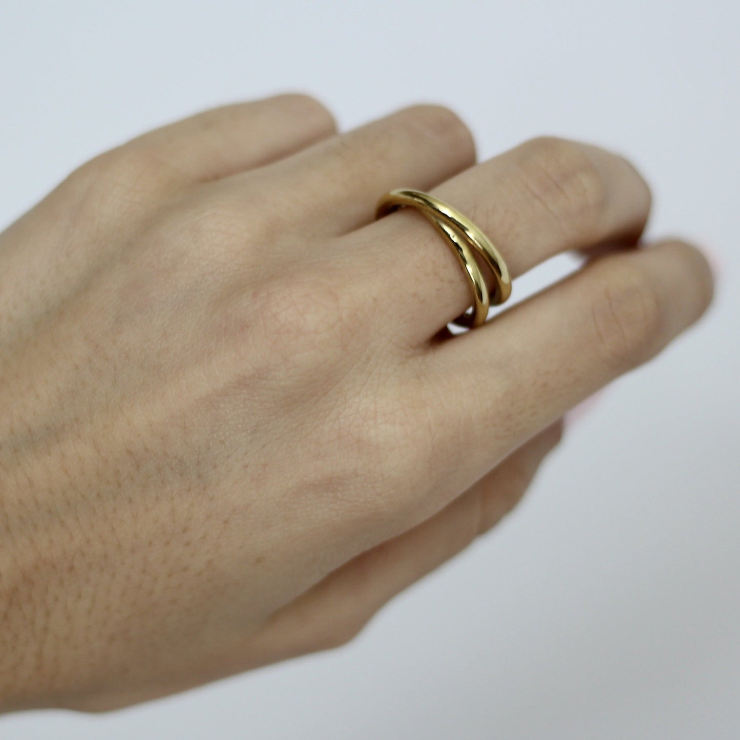 Apeiro ring Vermeil gold