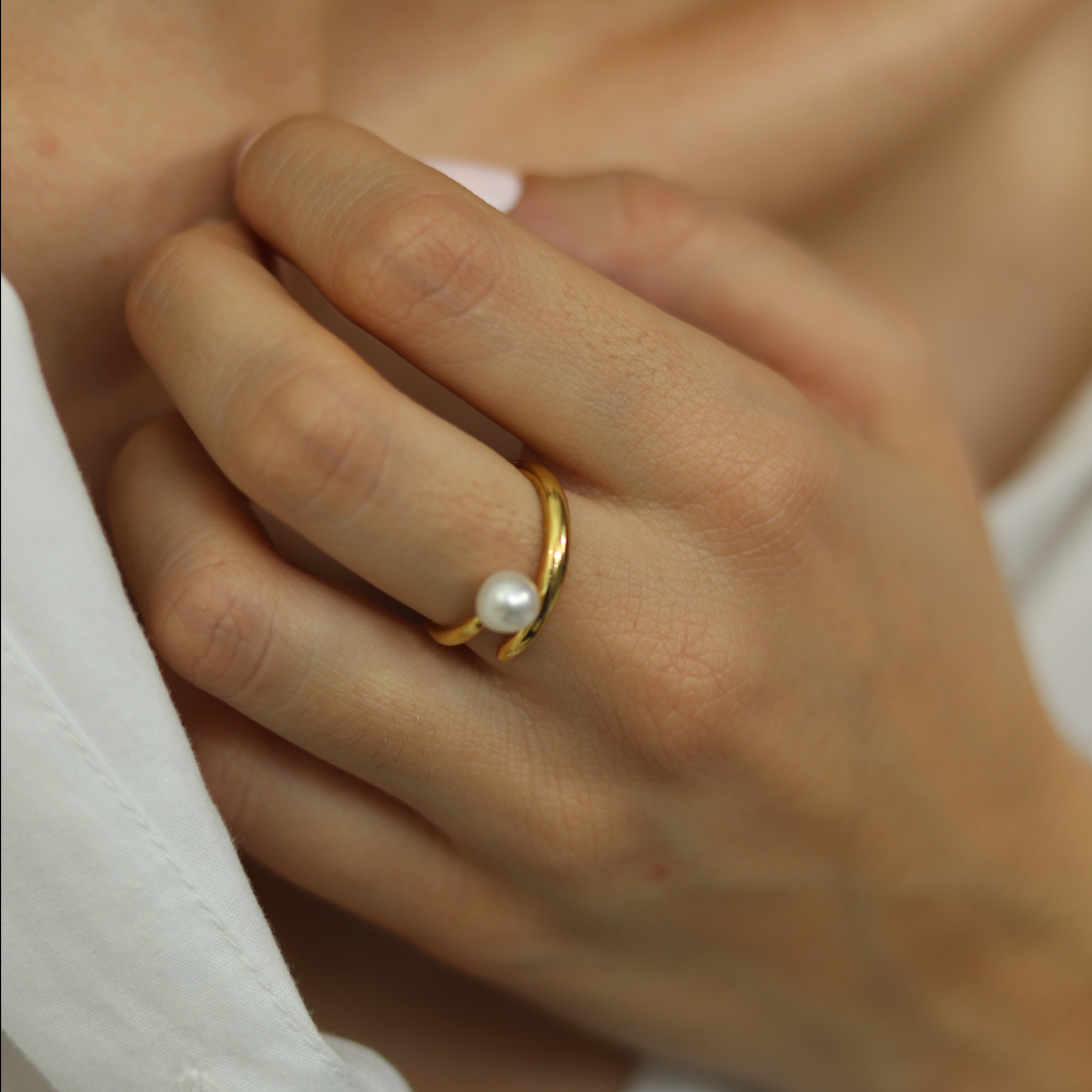 Anillo Coriba Oro Vermeil
