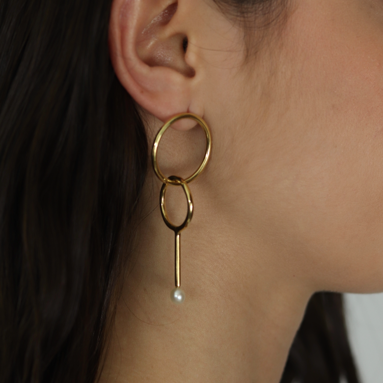 Aretes Arcadia Oro Vermeil