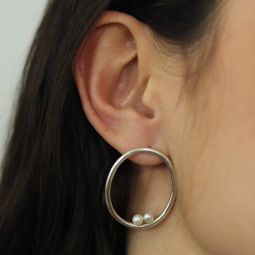 Aretes Ida Plata