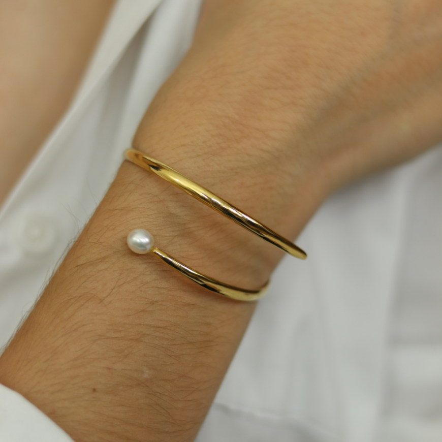 Brazalete Coriba Oro Vermeil