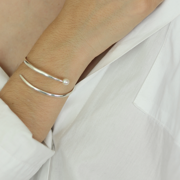 Brazalete Coriba Plata