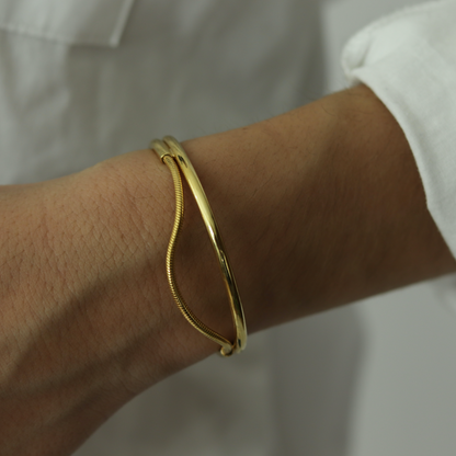 Brazalete Lion Oro Vermeil