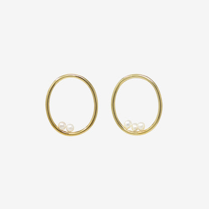 Aretes Ida Oro Vermeil