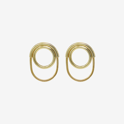 Aretes Lion Oro Vermeil