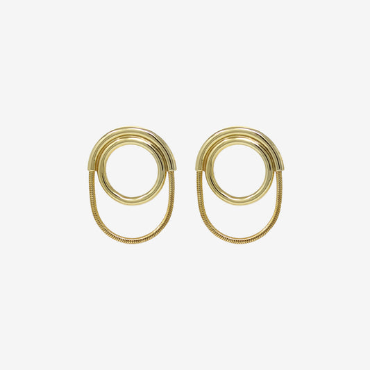 Aretes Lion Oro Vermeil